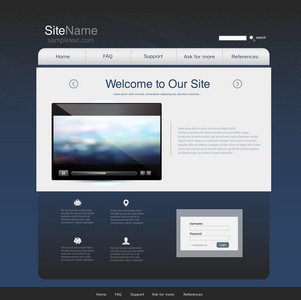 矢量格式網(wǎng)站布局模板 高效網(wǎng)頁與網(wǎng)站設(shè)計(jì)新選擇